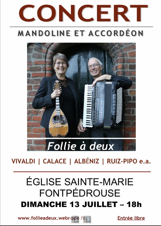 CONCERT MANDOLINE ET ACCORDÉON