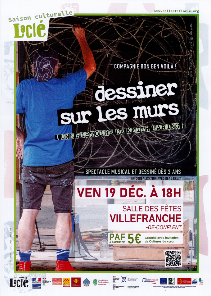 SPECTACLE DESSINER SUR LES MURS (UNE HISTOIRE DE KEITH HARRING)