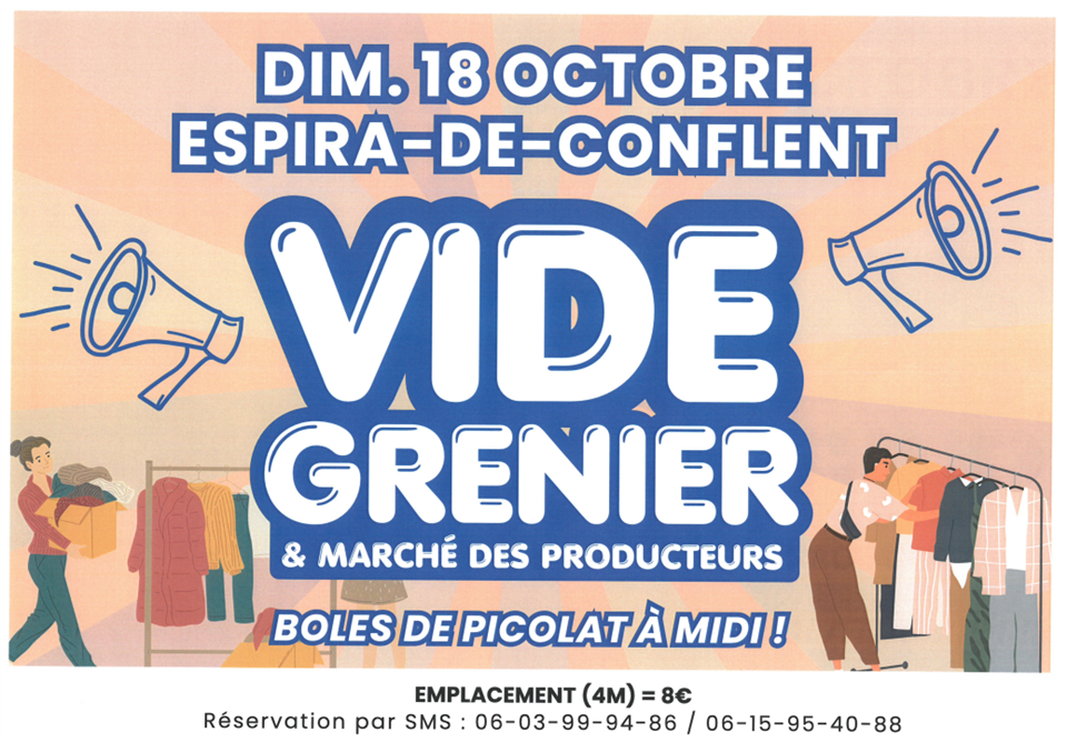 Vide grenier à Espira-de-Conflent