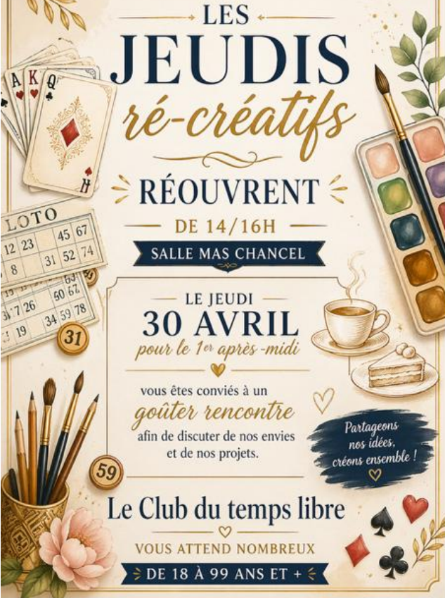 Les jeudis ré-créatifs
