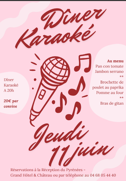 Dîner karaoké