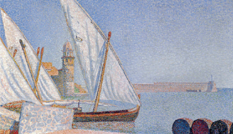PORT BARCARES HOMMAGE PAUL SIGNAC