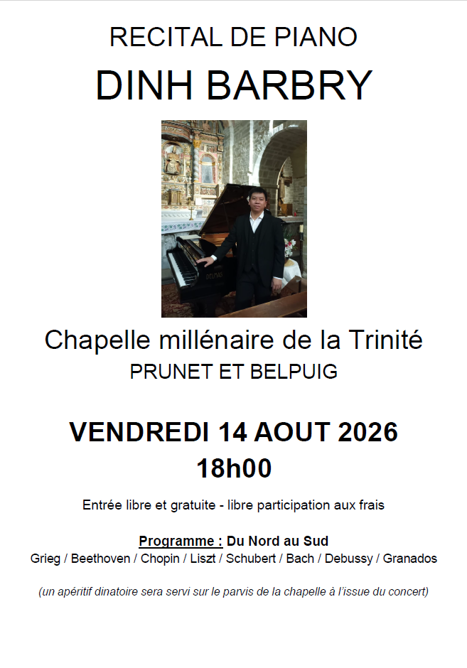 Recital de piano - dinh barbry