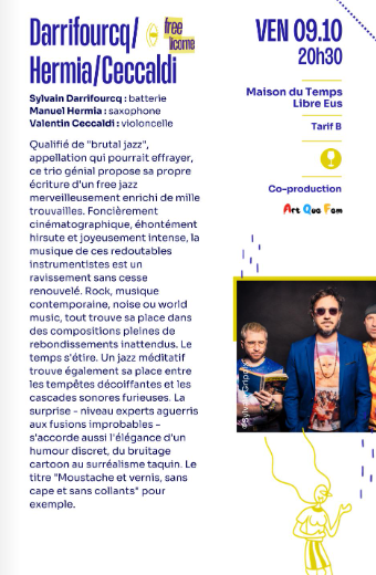 Jazzèbre: Darrifourq - hermia - ceccaldi