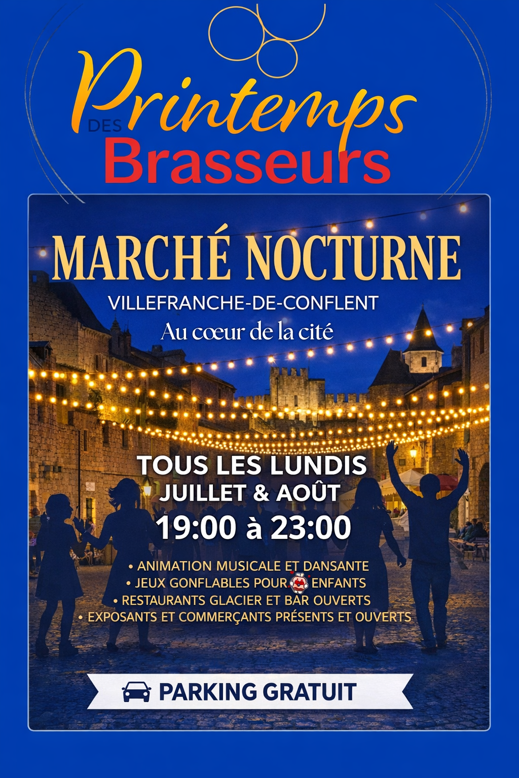 MARCHÉ NOCTURNE AU CŒUR DE LA CITÉ