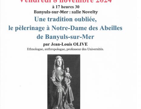 CONFERENCE CULTURE ET PATRIMOINE - NOVEMBRE Le 8 nov 2024