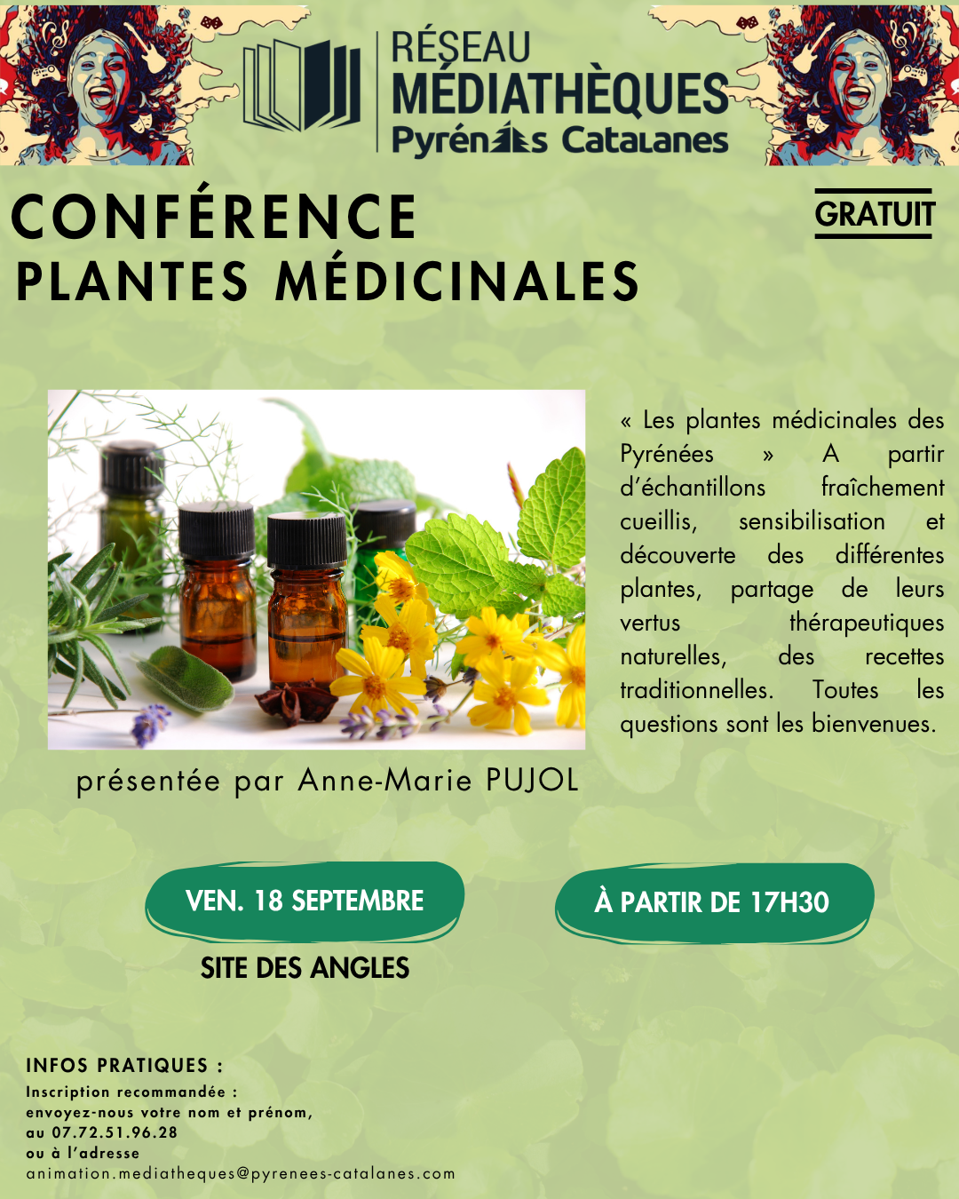 CONFÉRENCE : PLANTES MÉDICINALES