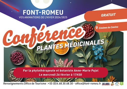 CONFÉRENCE SUR LES PLANTES MÉDICINALES