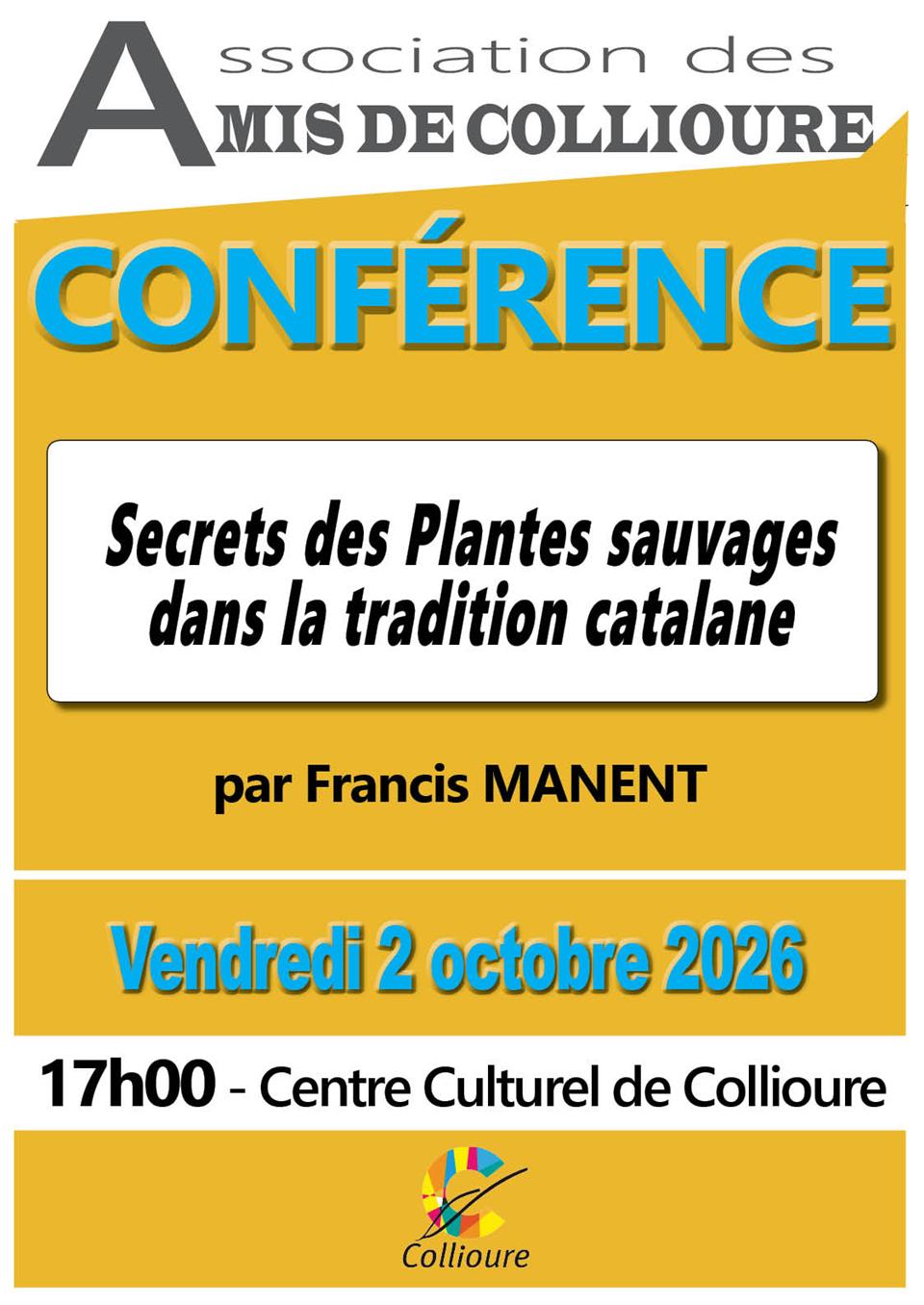 Conférence secrets des plantes sauvages dans la tradition catalane