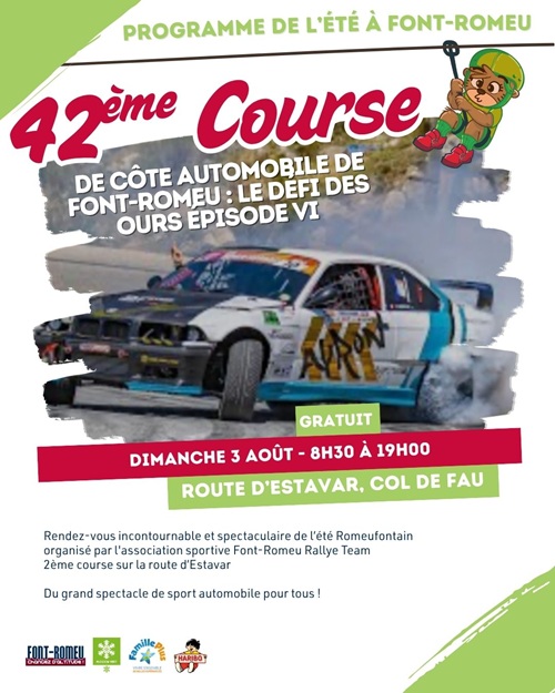 42ÈME COURSE DE CÔTE AUTOMOBILE DE FONT-ROMEU: LE DÉFI DES OURS ÉPISODE VI