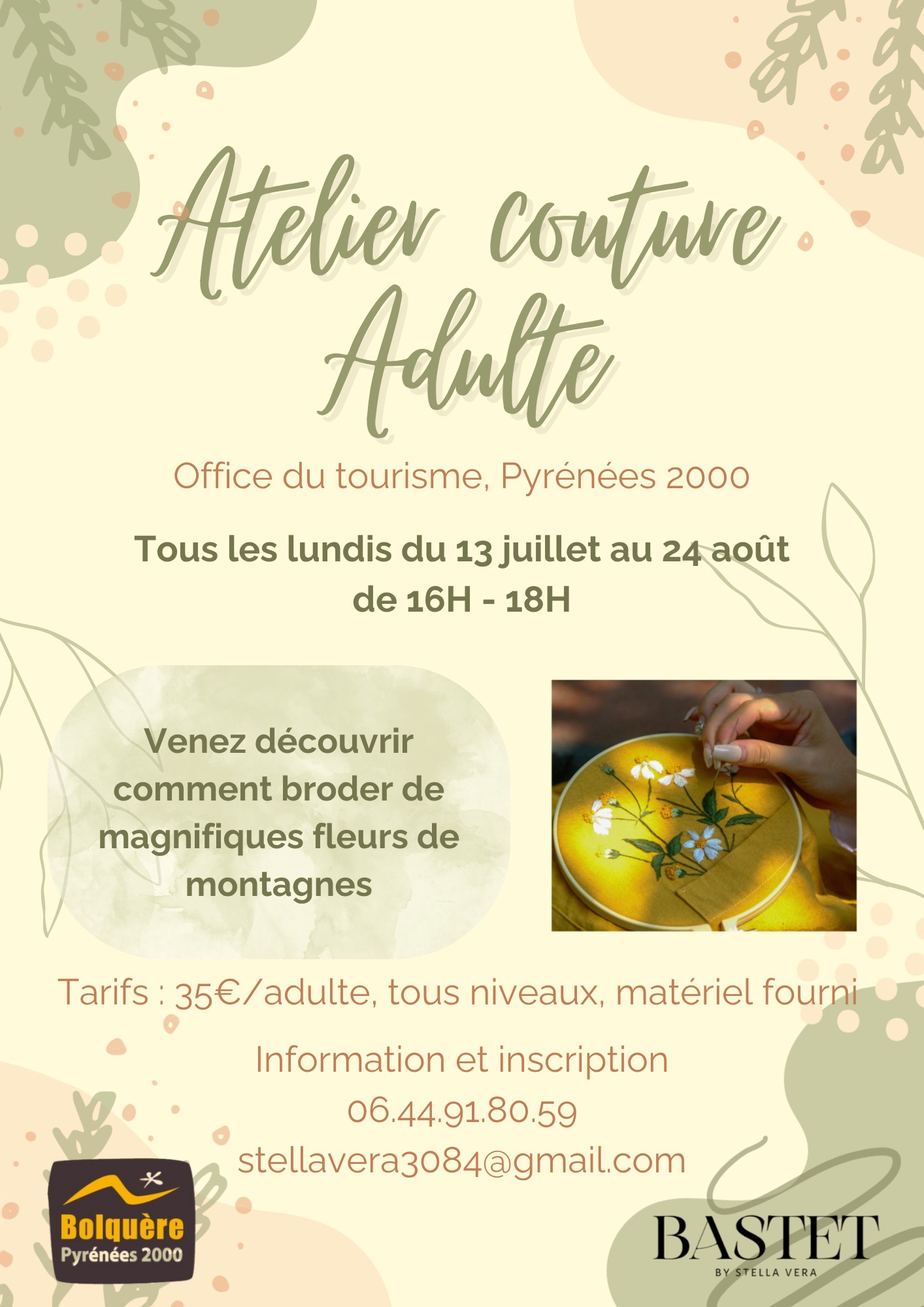 ATELIER COUTURE ADULTE