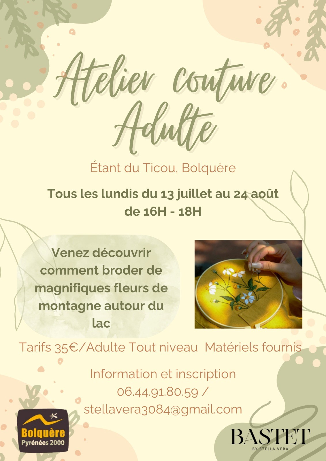 ATELIER COUTURE ADULTE