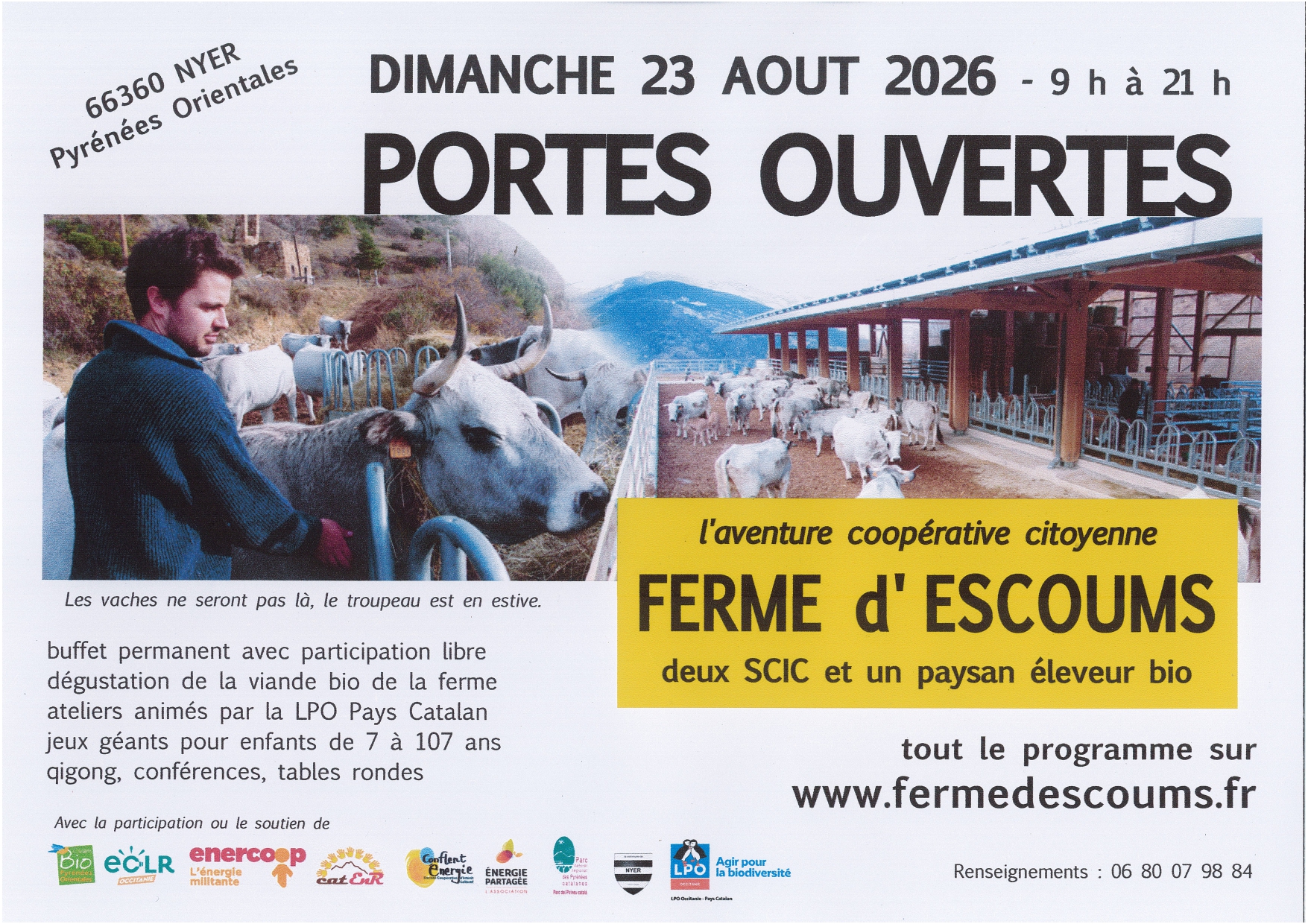 PORTES OUVERTES FERME D’ESCOUMS