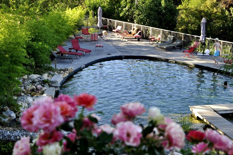 Domaine Riberach - bassin de baignade naturel