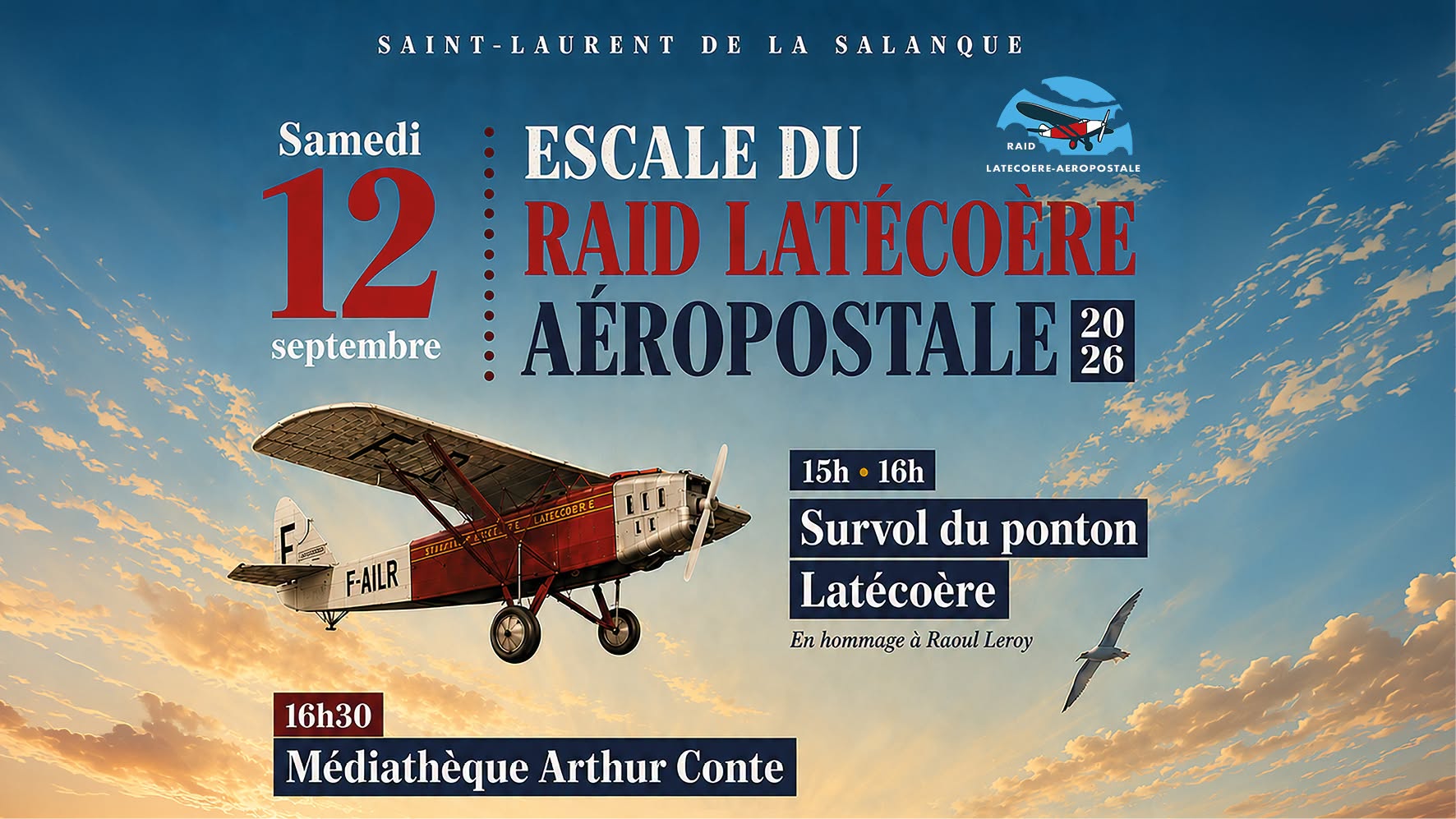 Escale du raid latécoere - aeropspostale 2026