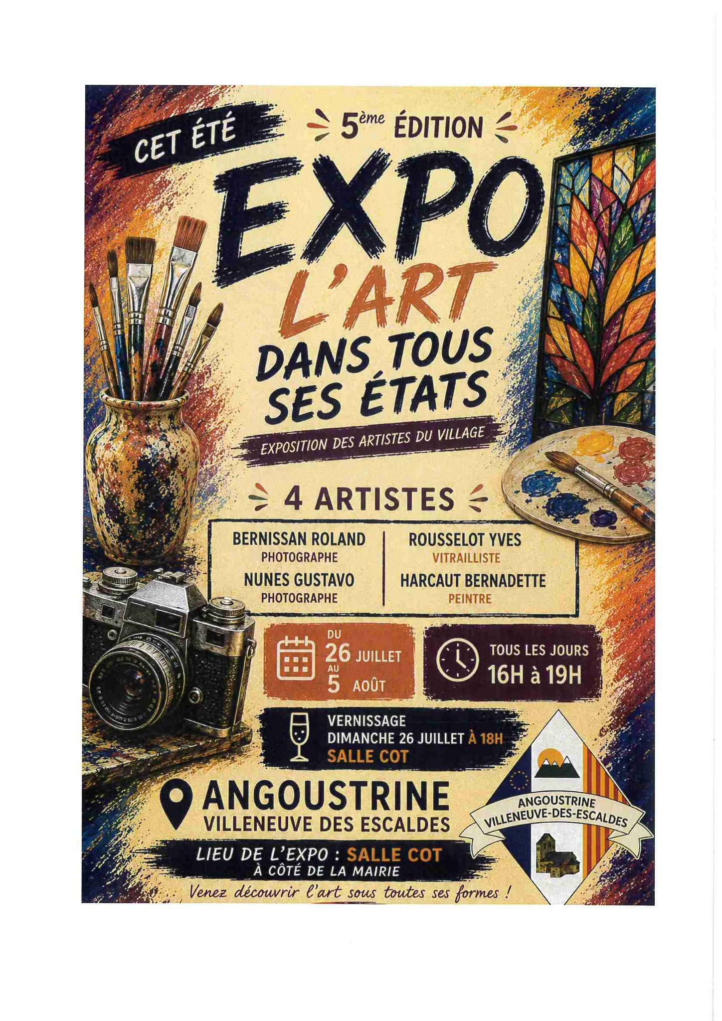 Expo "l’art dans tous ses états" - angoustrine