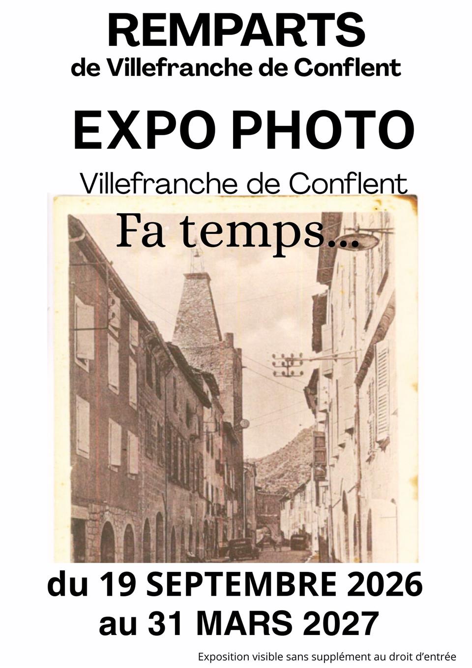Exposition photo « Villefranche-de-Conflent fa temps »