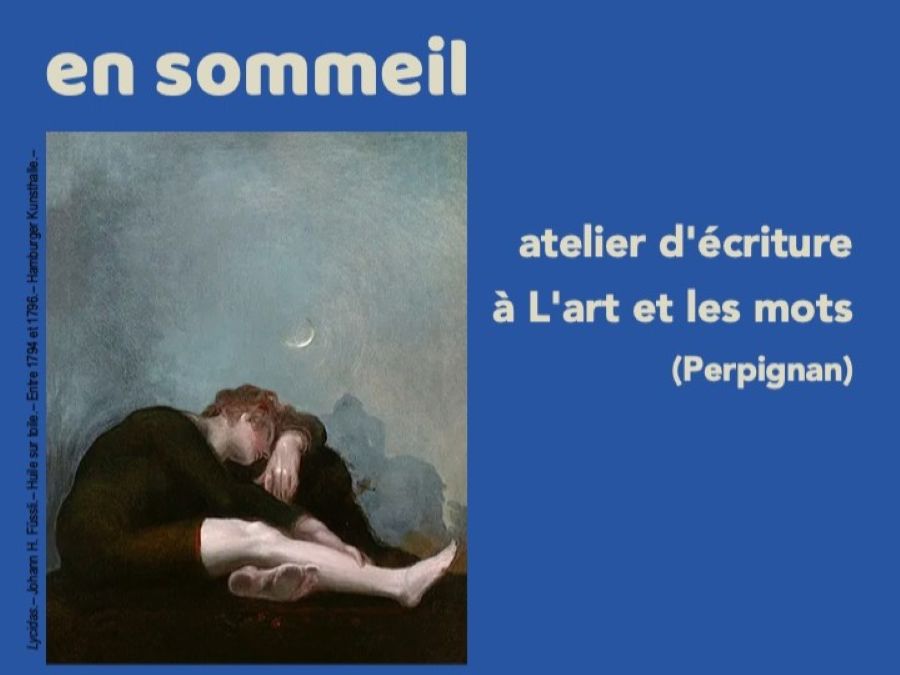 Atelier d’écriture "en sommeil"