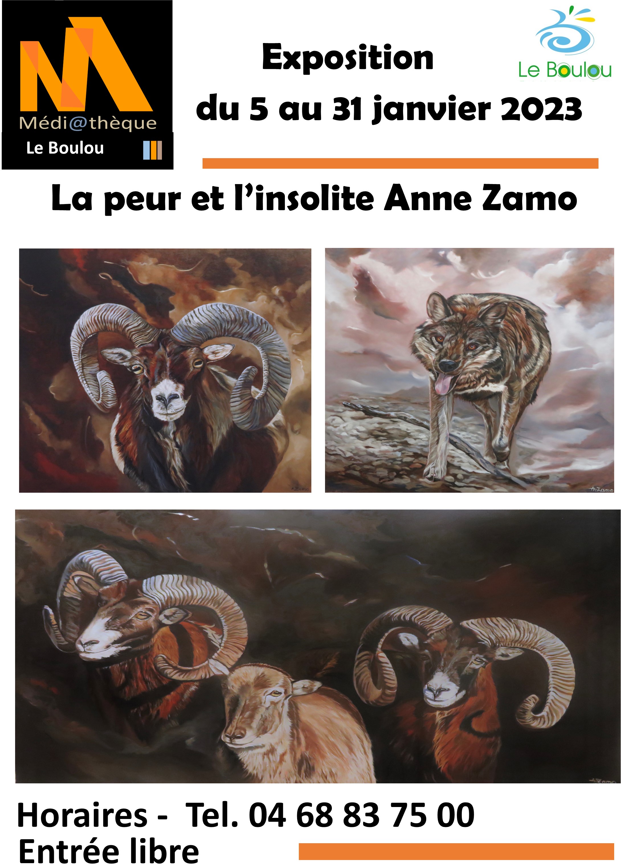EXPOSITION "LA PEUR ET L'INSOLITE" DE ANNE ZAMO