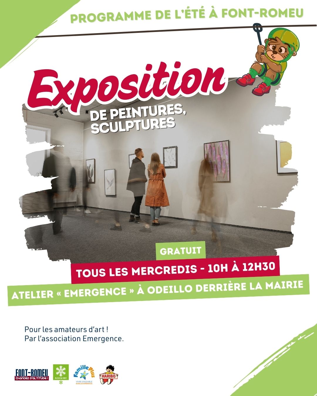 EXPOSITION DE PEINTURES, SCULPTURES