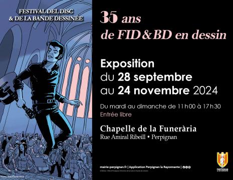 EXPOSITION "35 ANS DE FID&BD EN DESSIN" Du 28 sept au 24 nov 2024