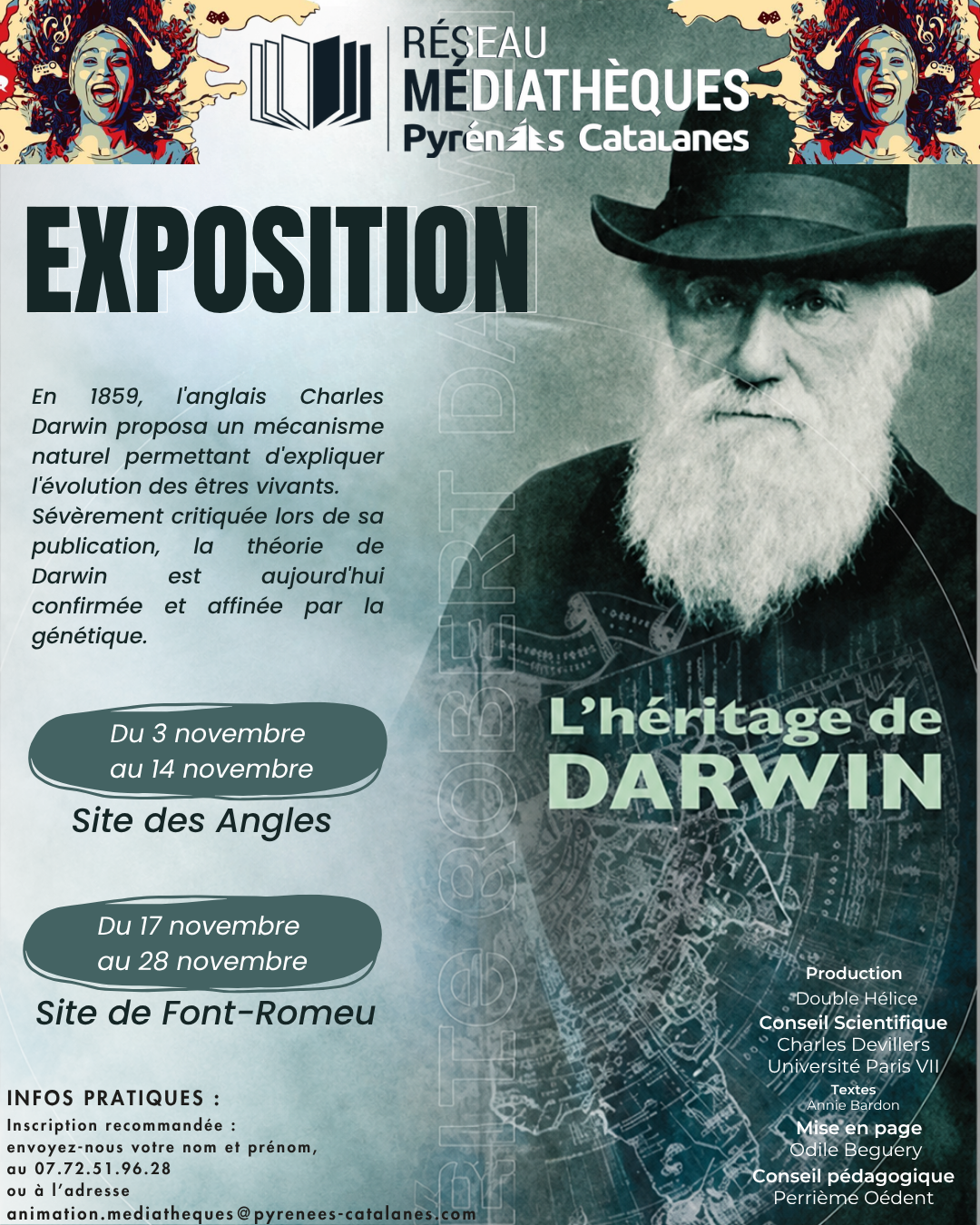 EXPOSITION L&rsquo;HERITAGE DE DARWIN