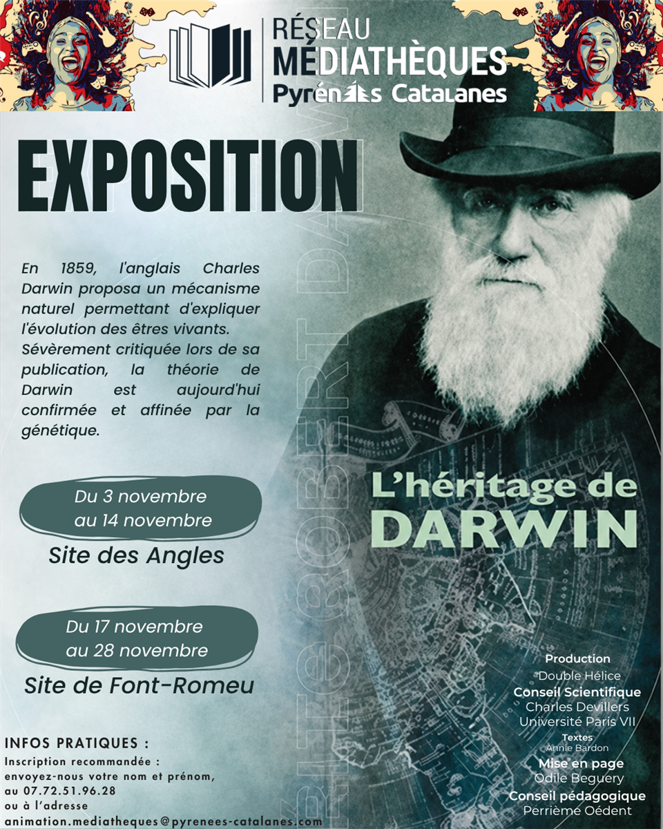Exposition l’heritage de darwin