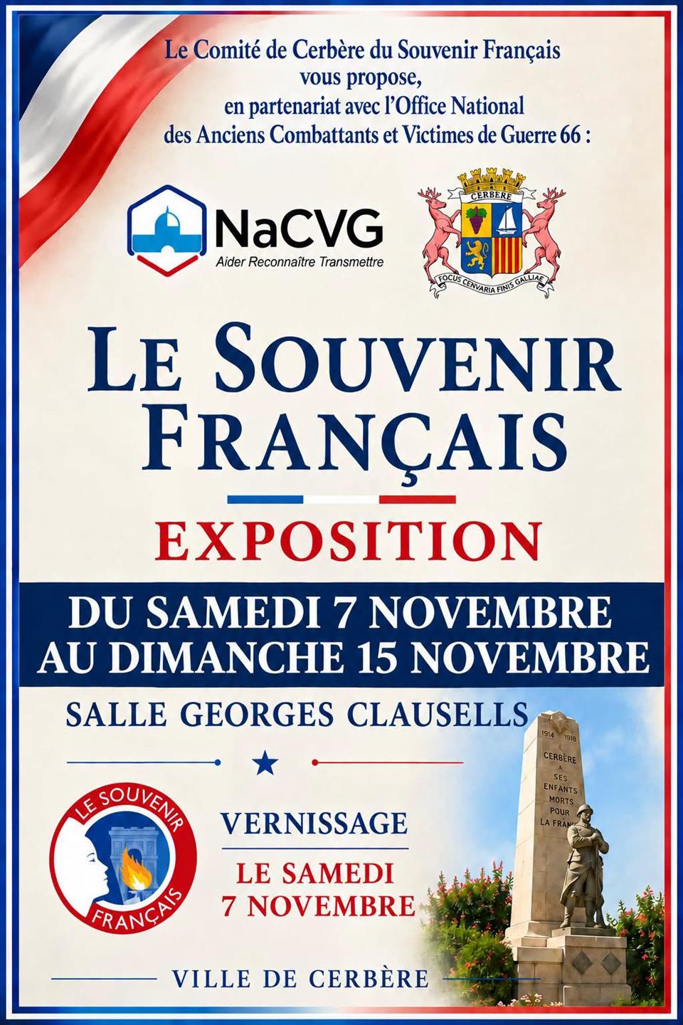 Exposition sur la grande guerre "le souvenir français"