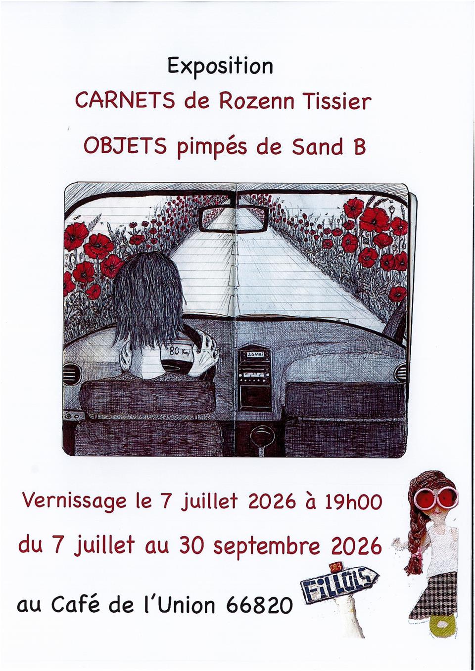 Exposition carnets de rozenn tissier