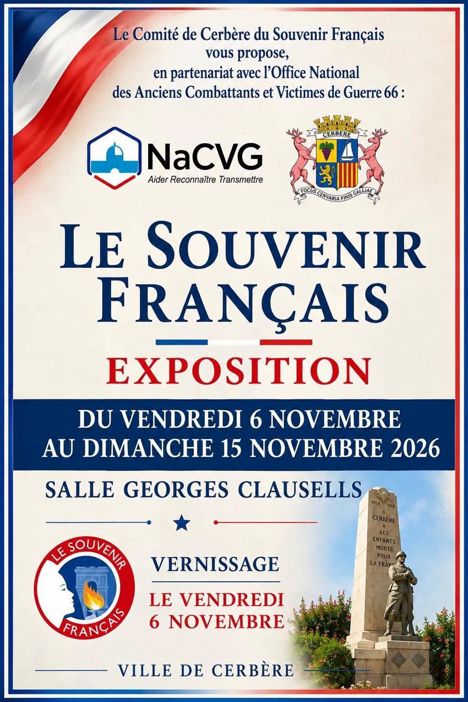 Exposition sur la grande guerre "le souvenir français"