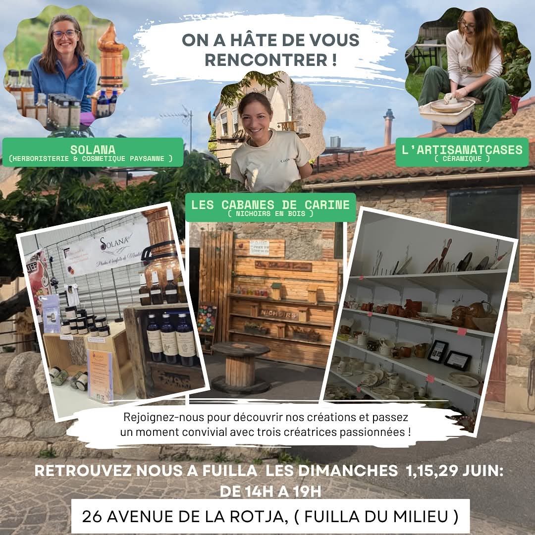 LES CABANES DE CARINE : COLLECTIF D’ARTISANS