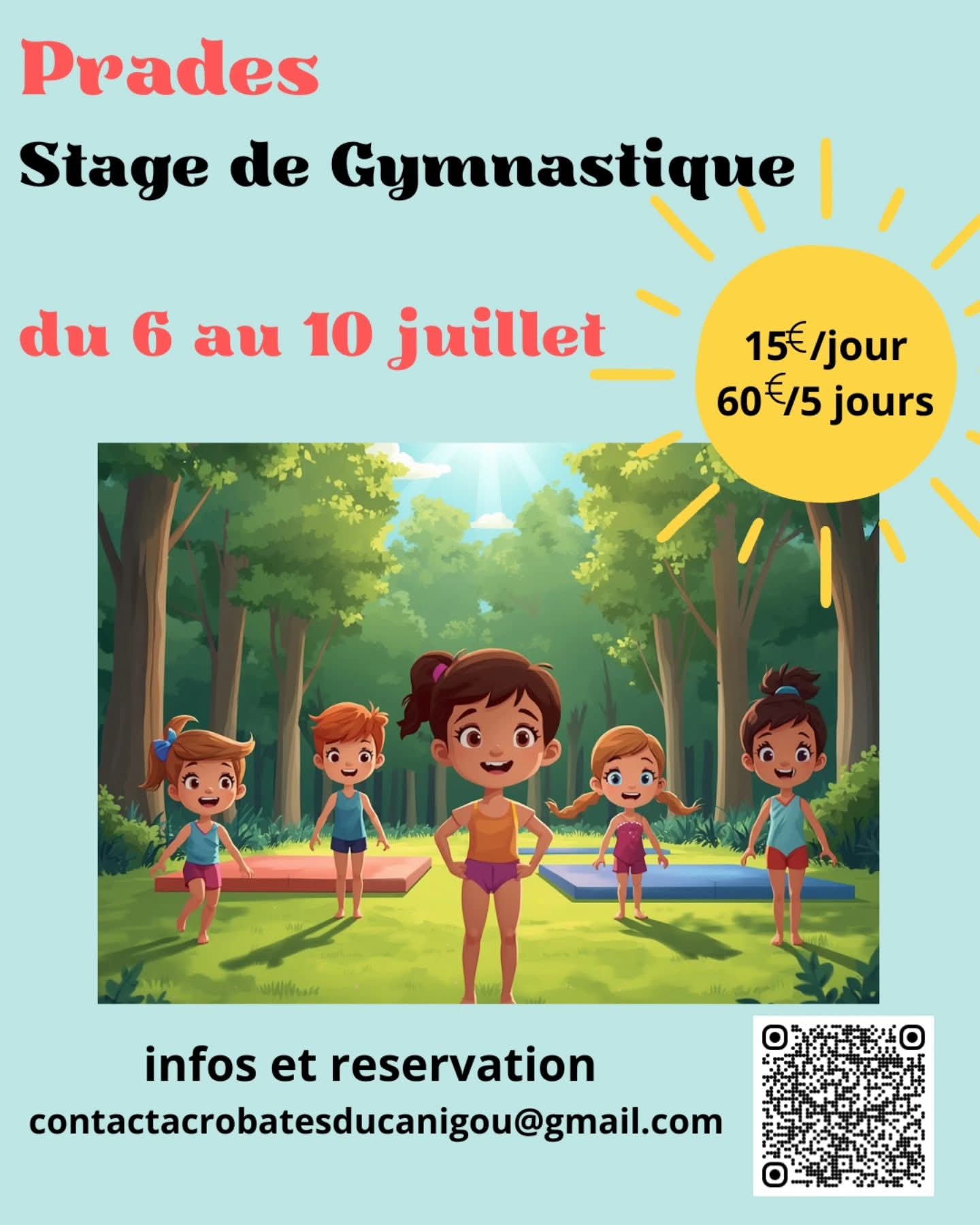 Stage de gymnastique
