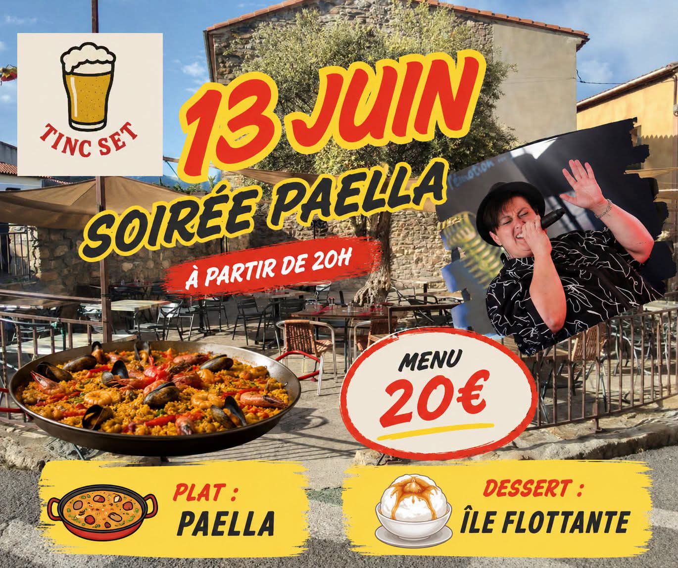 Soirée paella au tinc set