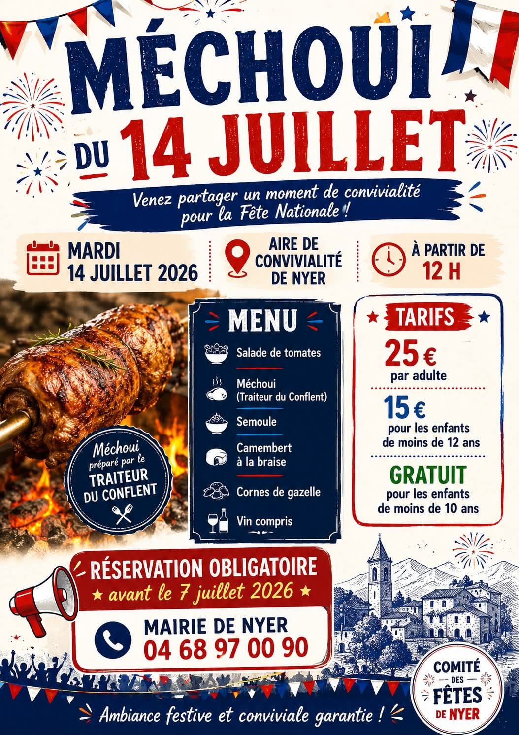 MÉCHOUI DU 14 JUILLET À NYER