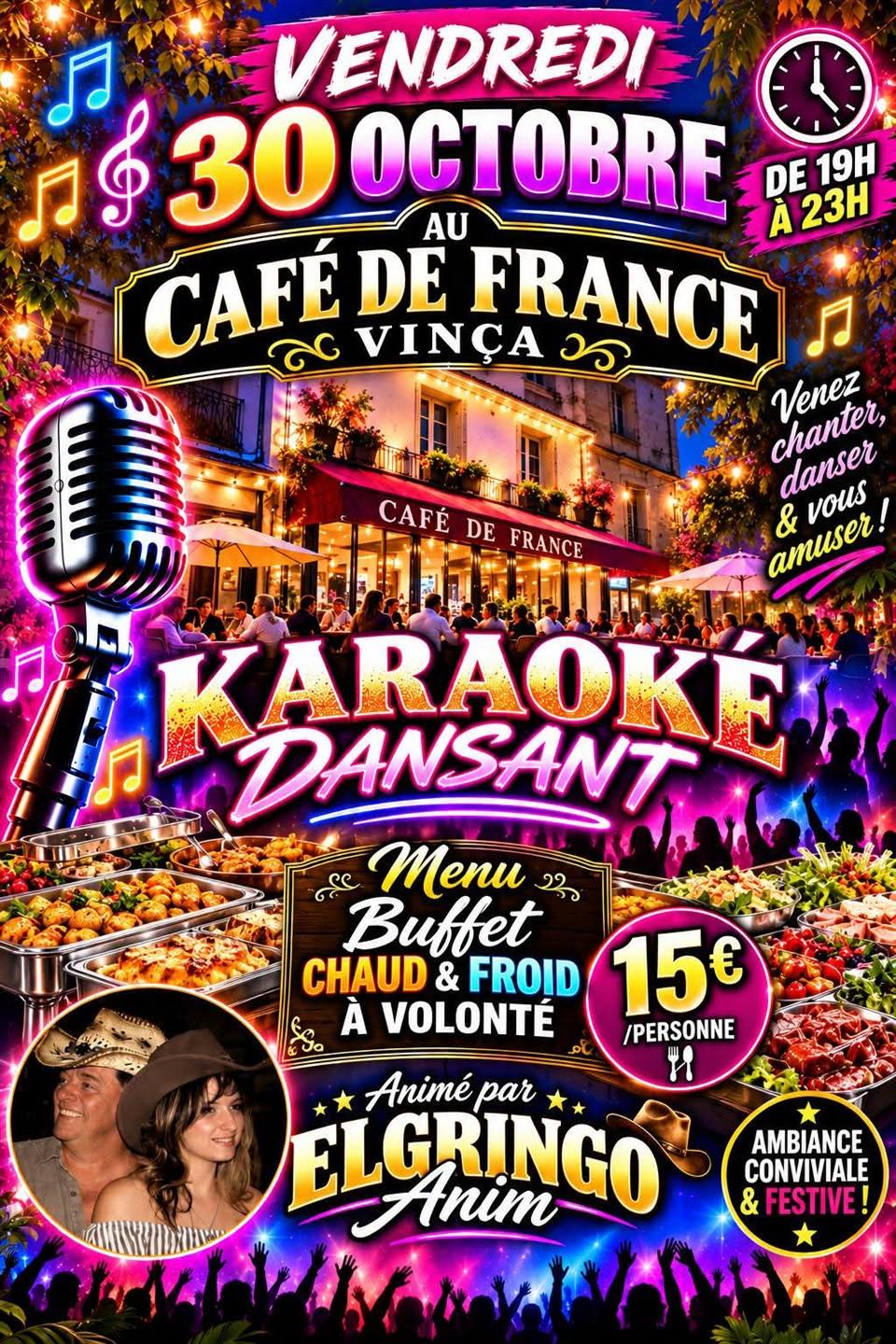 Soirée karaoké à Vinça