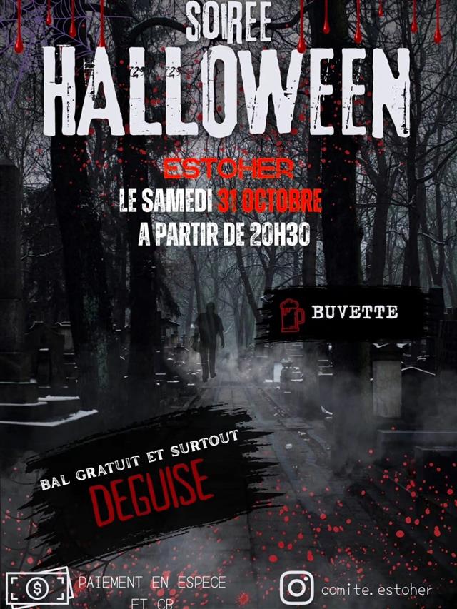 Soirée halloween à Estoher