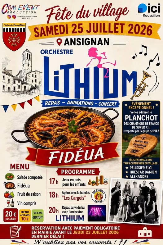 Fête locale - Ansignan