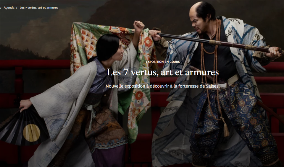 Exposition "les 7 vertus, art et armures" a la forteresse de salses