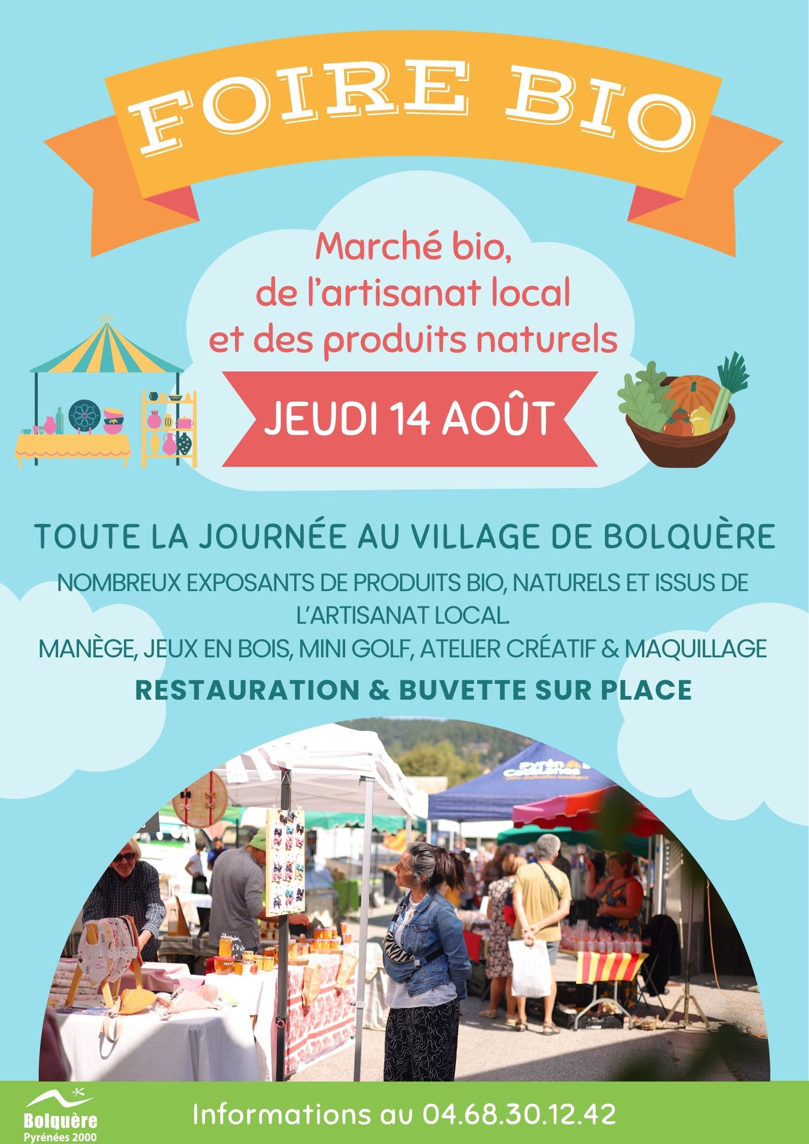 FOIRE AU BIO, PRODUITS NATURELS ET DE L’ARTISANAT LOCAL
