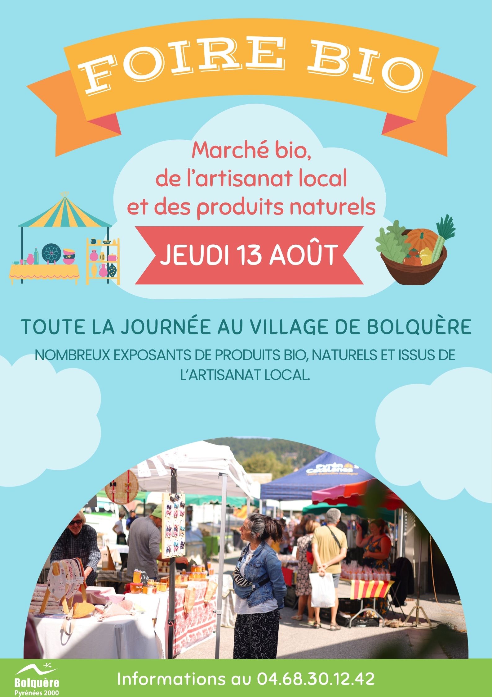 FOIRE AU BIO, PRODUITS NATURELS ET DE L’ARTISANAT LOCAL