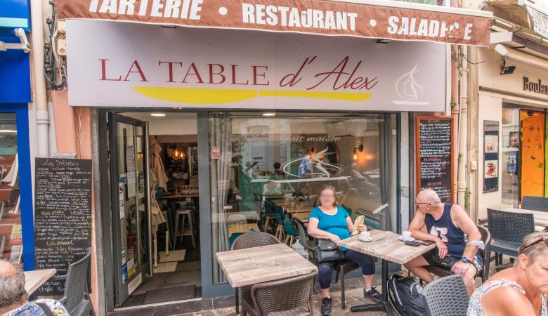FRANCE - ARGELES SUR MER - RESTAURANT  -LA TABLE D'ALEX (1) flou