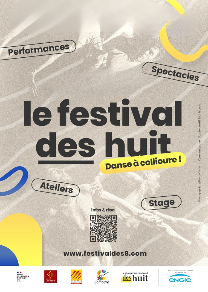 Le festival des huit 2026 / danse à Collioure - stages, spectacles et performances