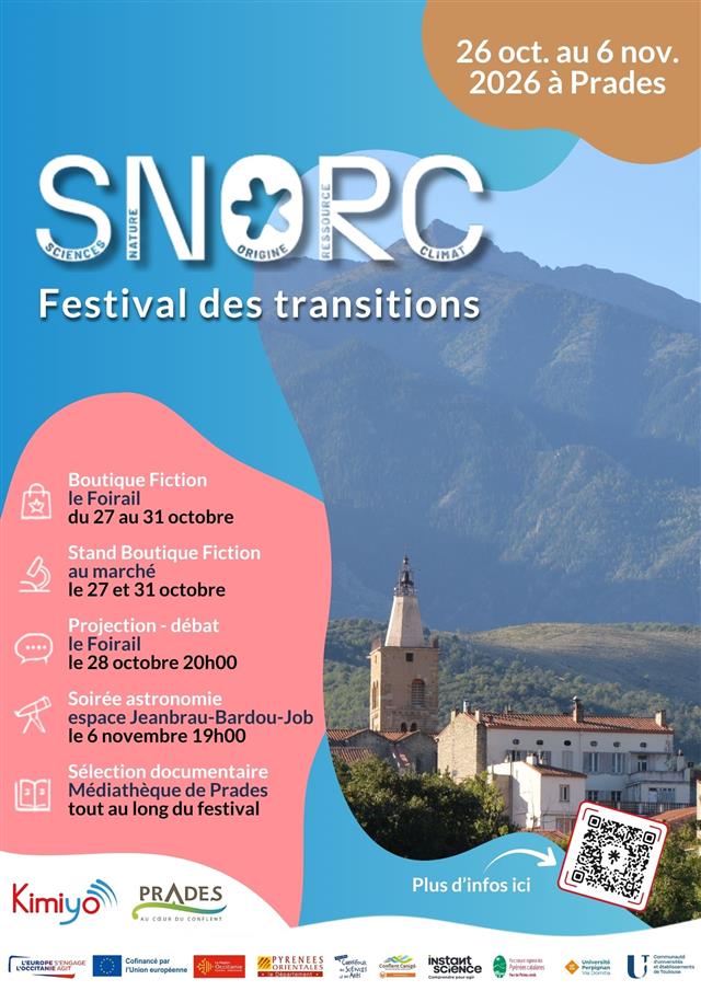 Festival sciences, nature, origine, ressource, climat (snorc)