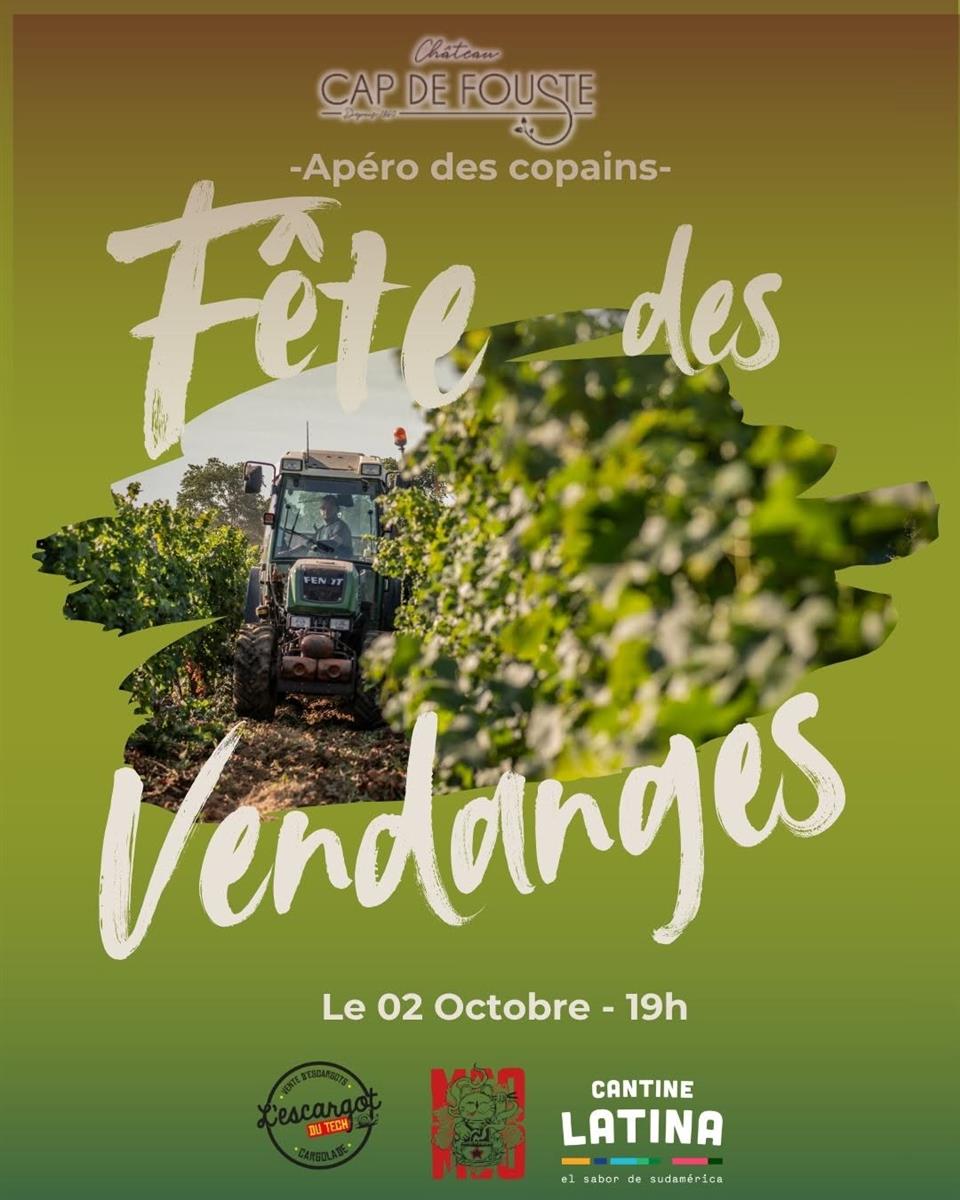 Fête des vendanges au château CAP de fouste!