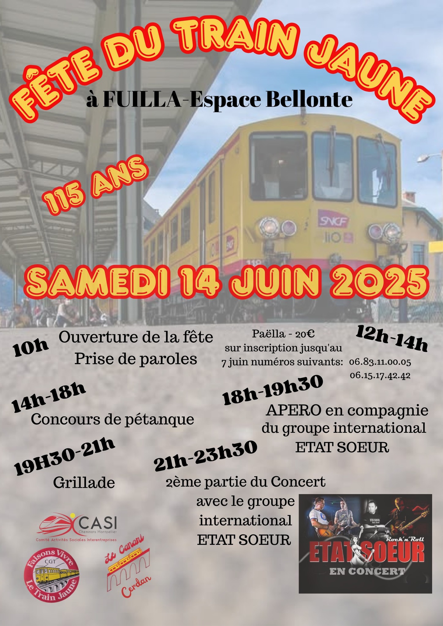FÊTE DU TRAIN JAUNE