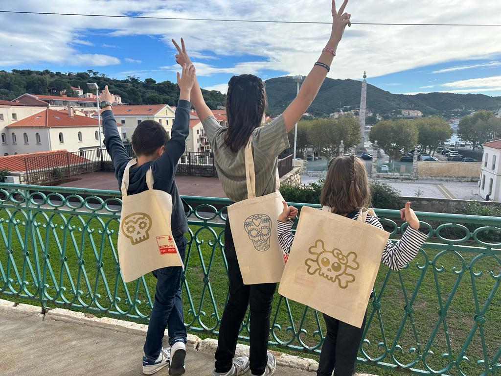 Flocage sur tote bags