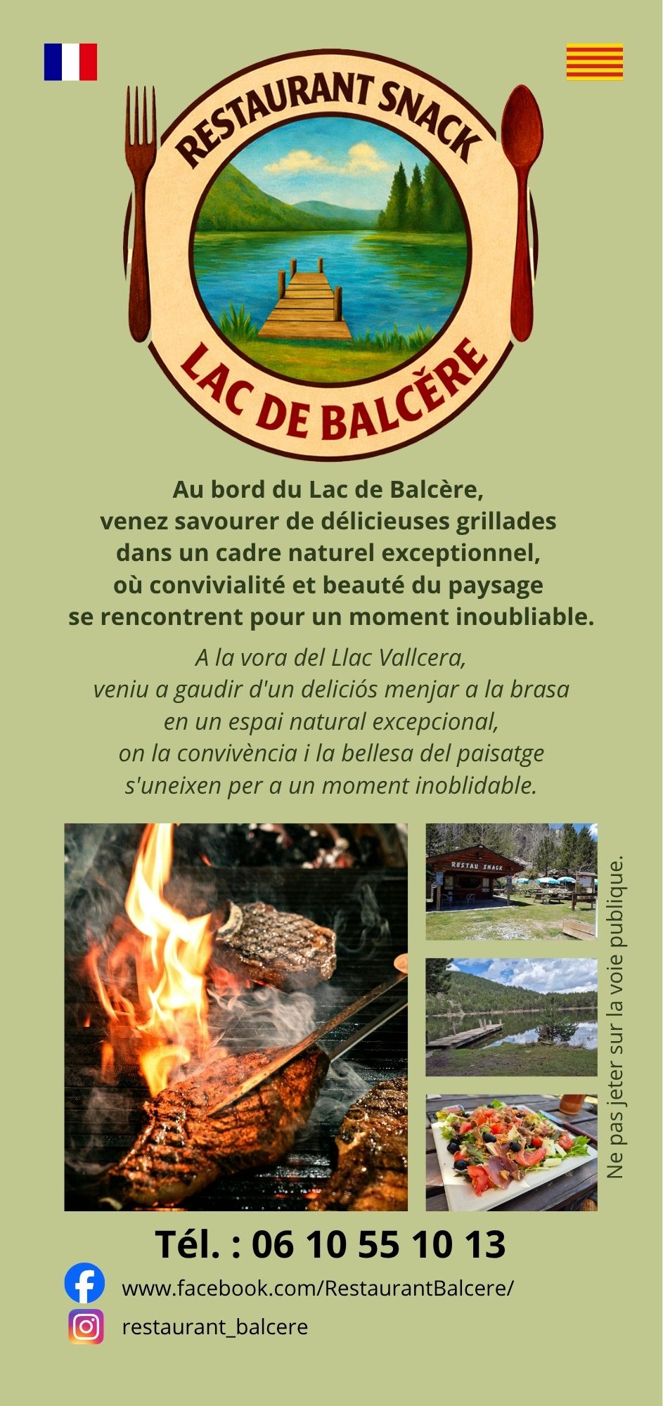 Flyer Restaurant Balcere Recto