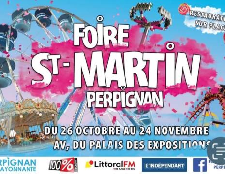 FOIRE SAINT-MARTIN Du 26 oct au 24 nov 2024