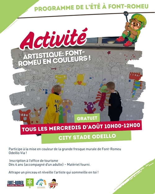 ACTIVITÉ ARTISTIQUE : FONT-ROMEU EN COULEURS !