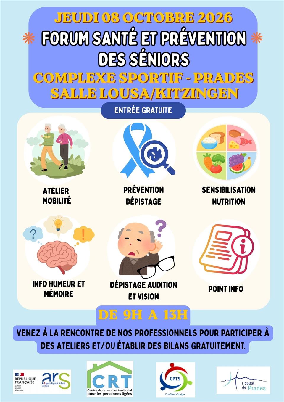 Forum santé et prévention des séniors